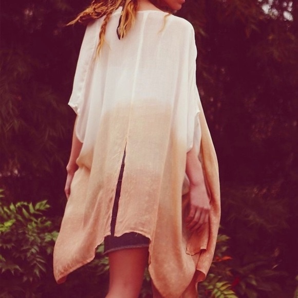 Free People Tops - NWOT Free People Salt Spray Ombre Kimono OSFA One Size